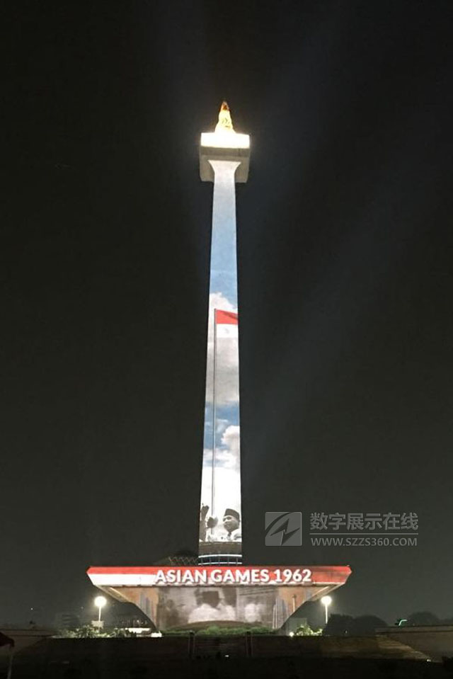 Argo Visual采用科視Christie視覺技術解決方案在印度尼西亞國家紀念碑帶來精彩的投影表演